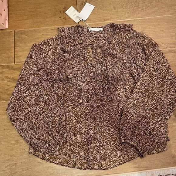 NWT MANGO MNG Lagoon Blouse - Picture 3 of 4